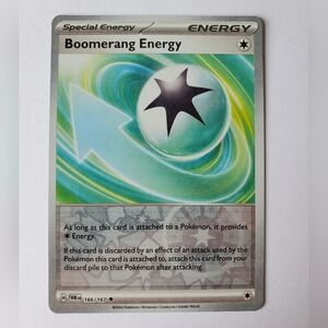 Boomerang Energy 166/167 | Twilight Masquerade | REV Holo UC | NM | Pokemon TCG
